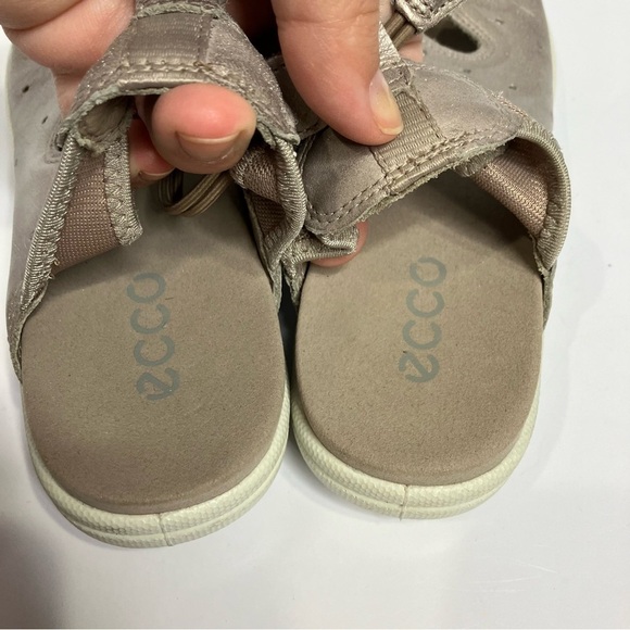 ECCO Jab Toggle sandals metallic leather size 7 - Picture 6 of 8